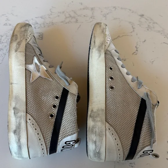 Golden Goose Mid Star Sneakers Womens Size 10/40 - Picture 8 of 17